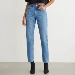 Dynamite Claudia Mom Jeans - Medium Wash - Size 26 (2)